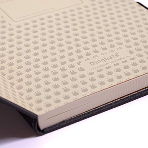 Dingbats Wildlife Dotted Hardcover Notebook - PU Leather, Perforated 100gsm Ink-Proof Paper, Pocket, - //coolthings.us