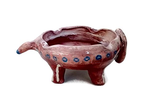 Whimsical ceramic ashtray, cool ashtray, Portuguese pottery