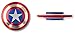 Captain America Hand Spinner EDC Toy Fidget -Stress Reducer Relieves ADHD Anxiety and Precision steel bearing