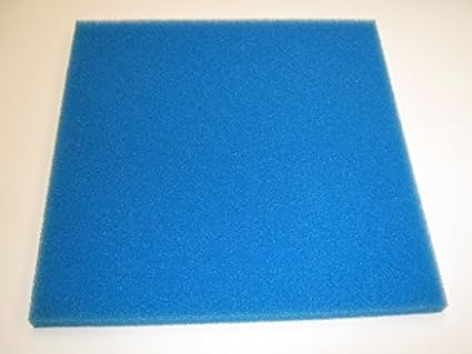 2 Stück Filtermatte, Filterschwamm, Filterschaum, 50 x 50 x 5 cm Teich PPI10/grob