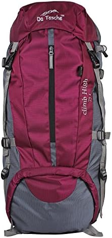Climb High 75L Maroon Rucksack