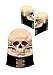 Faux Real Unisex-Adult's Skeleton Mask, White, One Size