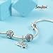 SOUFEEL September Birthstone Charm Dark Blue Swarovski Crystal 925 Sterling Silver Charms Fit European Bracelet