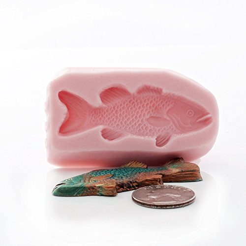 Small Fish Shaped Silicone Mold Food Safe Fondant, Chocolate, Candy, Resin, Polymer Clay, Craft, Jewelry Food Mold.