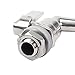 Stainless Steel Faucet Tap for Home Brew Barrel Fermenter Wine Beer Beverage Juice Dispenser Spigot Drink Fridge Kegs 3/8'' (3/8'')