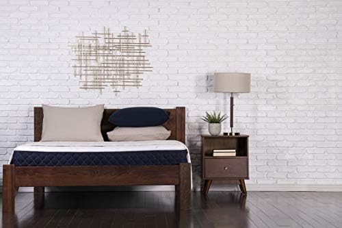 Brooklyn Bedding Bowery 10" Hybrid Mattress, Navy, Medium Comfort- Cal King, Made in The USA