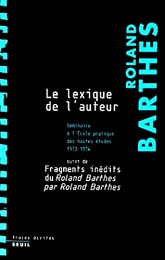 Le  lexique de l'auteur