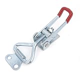 Uxcell Cupboard 3.3-inch Metal Lever Handle Toggle Catch Latch Lock Clamp, ,