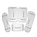 Angzhili 5Pcs/Set Dental Photography Mirrors Intraoral Mirrors Orthodontic Reflector Mirror,Two-Sided Glass Occlusal Mirror