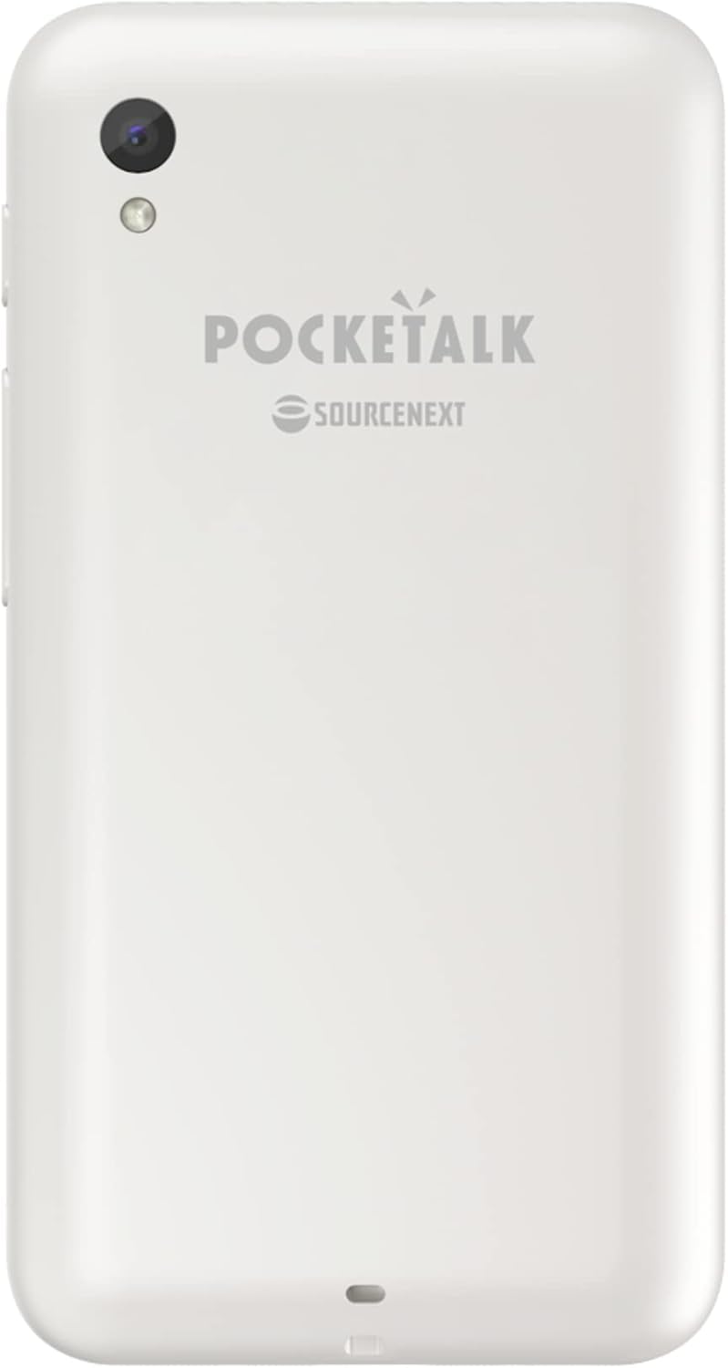 POCKETALK S2 Plus Business eSIM 5 Year White - Voice & Camera Real-Time Translator - 92+ Languages, Extra Large Screen and Battery Life