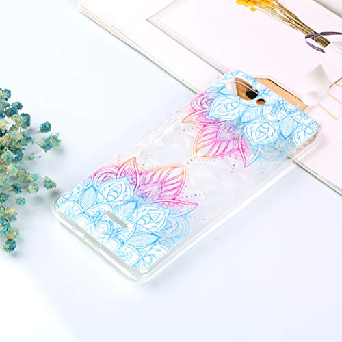 Xiaomi Redmi 6A TPU case,Embossed Varnish Painted TPU Diamond Shock Absorbing Shatter-Resistant Transparent Phone Shell for Xiaomi Redmi 6A