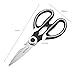 QYZHLI Heavy Duty Kitchen Scissors,Dishwasher Safe Kitchen Shears,Stainless Steel Poultry Scissors Set,Ultra Sharp 3 Pack Scissors With Peeler