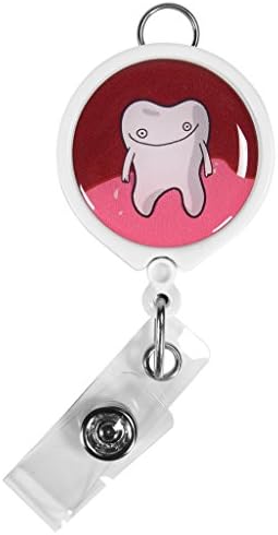 The Awkward Yeti Tooth ID Badge Reel