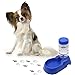 Pet Water Dispenser,Automatic Pet Cafe Replendish Gravity Waterer Fountain Portable Dog Cat Traveling Camping Hiking Outdoor Indoor Water Station Drink Bottle Plastic Bowl Dispenser Drinking Feeder