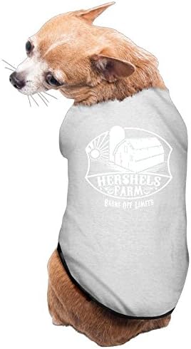 Gray Pet Shirt,Soft Puppy Pet Vest Summer Sweatshirt Printed Dog Clothes Cute T Shirt For Dog HERSHELS FARM - Dead Zombie Funny Walking M