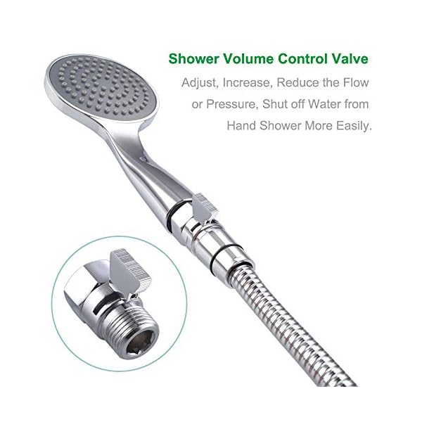 Shower Flow Control Valve, APLusee Brass Water Pressure Regulator with