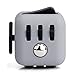Omaky Fidget Cube Anxiety Attention Toy With Delicate Box Relieves Stress And Anxiety And Relax for Work, Class, Home (Black Gray)