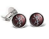 Game of Thrones Cufflinks, Lannister Tie Clip, Lanister Lion Jewelry, Game of Thrones Wedding Party Gifts, Groomsmen Gift