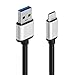 PECHAM USB Type C Cable USB C to USB A Braided Data Cable 3.3Ft [1M] with Reversible Connector for New MacBook 12 inch, ChromeBook Pixel, Nokia N1 Tablet, Asus Zen AiO and Other Type-C Devices