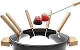 Princess Fondue Set Pure Black Bamboo 1.5 L 800 W 8 forks view 10