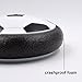 KAIKING Kids Toys Hover Ball, Air Power Soccer Disk with Powerful LED light Foam Bumpers Size 4 Boys Girls Sport Children Training Game Football with Parents Indoor (Black)