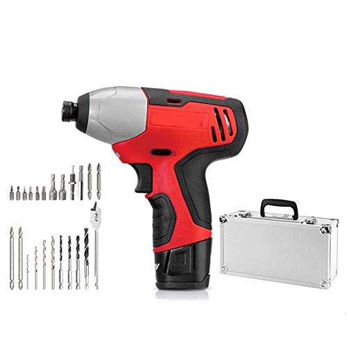 LYzpf Akkuschrauber Bohrschrauber Schlagbohrschrauber Multifunktion Stabil Tragbar Werkzeug Variable Geschwindigkeit…