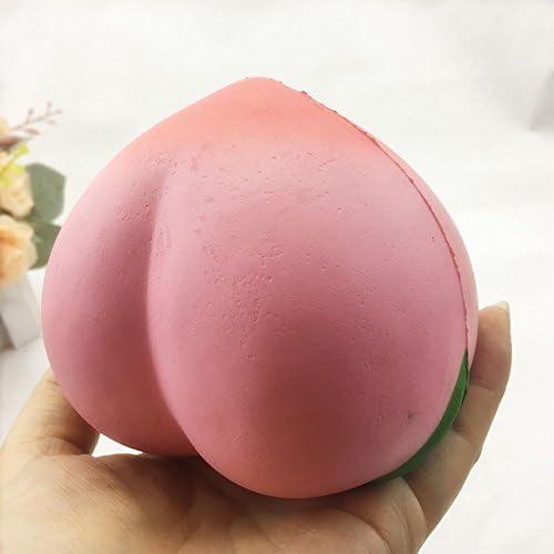 Soft Squishies Peach Slow Rising Cream Toys for Babies and Girls,Slow Squisies Decompression Toys for Kids and Boys Gift