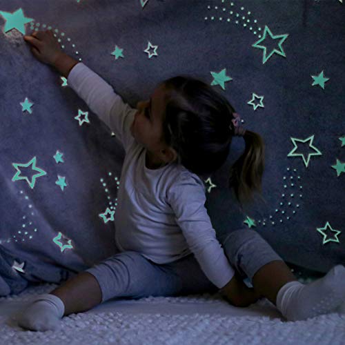 Cozy Bliss Glow in The Dark Throw Blanket, 40
