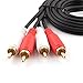 Choseal Q401 RCA to AV RCA Audio Adapter Cable for DVD/CD/Speaker 1.8m
