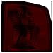 Xtune ALT-JH-DR09-OE-RSM Dodge Ram Tail Light, (9033186)