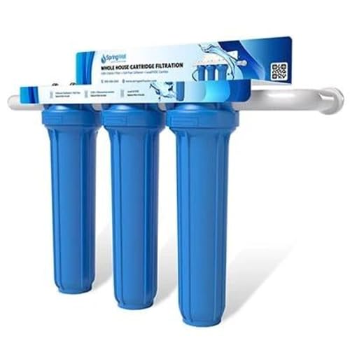 Photo 1 of SpringWell Whole House Water Filter Cartridge System - Carbon + Sediment Filter + Salt Free Softener + VOCs/Lead