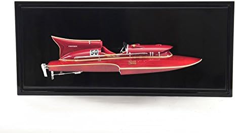 Arno Hydroplane Half Hull Model 18.5" Wooden Racing Power Speed Boat