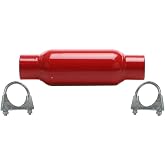 Chery Bomb 87524CB Muffler 12 inch OAL, 18 in Body 3.0" Inlet 3.0" Outlet