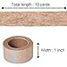Zehhe 6 Rolls Tan Micropore Tape Breathable Adhesive Gauze Bandage Tape for First-Aid Surgical Incisions Wound Care etc, 1 Inch x 10 Yards, Water Resistant
