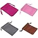 Pack of Black/Red/Blue/Pink/Grey/Brown/Fuchsia/Purple Color Velvet Pouches with Drawstrings for Jewelry Gift Packaging, 5x7cm