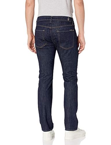 For All Mankind Men's Slimmy Slim Fit Jeans, Midtown Dark, 38W x