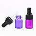 Wresty Multicolor Glass Dropper Bottles Mini Essential Oils Dropper Bottles Empty Refillable Perfume Sample Bottle Makeup Glass Vials With Dropper Pipette 2ml Transfer Pipettes 30 Packs Set (1ml)