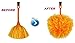 FO&OSOBEIT Fluffy Microfiber Delicate Duster Cleaning Brush Two Ends Keyboard Notebook Computer Oa Devices Telephone Car Picture Frames Perfume Bottles Kitchen Cat Hair Silk Plants Light Fixtures