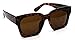 Large Oversized Square Wayfarer Retro Fashion Style Men Women Eyewear Brown Tortoise Sunglasses