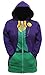 Bioworld DC Comics Harley Quinn Joker Juniors Reversible Zip Up Hoodie (X-Large), Multi