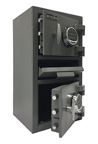 SOUTHEASTERN Double door money depository drop safe with UL listed digital lock