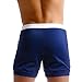 Taddlee Men Swimwear Swimsuits Solid Basic Long Swim Boxer Trunks Board Shorts (M,Blue)
