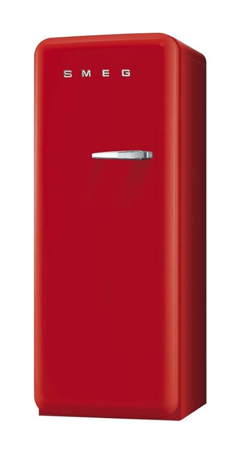 Smeg FAB28LR1 - Nevera combi (Independiente, Rojo, Izquierda, 256L ...