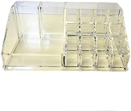 JfM Acrylic Clear Make Up Holder Storage Cosmetic Display Organiser by JustForMoo