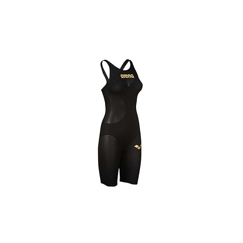 ARENA Carbon Air Knee Skin Open Back (30, Black/Black/Gold) in