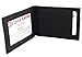 alpine swiss Men's RFID Blocking Leather Money Clip Flip Twofold Wallet, Black, One Size
