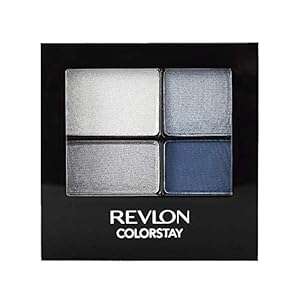 Revlon ColorStay Day to Night Eyeshadow Quad, Longwear Shadow Palette with Transitional Shades and Buttery Soft Feel, Crease & Smudge Proof, 528 Passionate , 0.16 oz