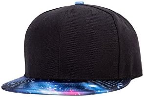 Hanpeng 3D Printing Flat Bill Baseball Cap Snapback Hip Hop Hat Unisex