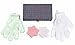 Exfoliating Glove Konjac Facial Sponge Holiday Christmas Gift Set for Women- Bath Accessories For Normal Sensitive Oily Acne Skin Gentle Face Scrub Cleanser and Exfoliation Skin Relaxation Kit