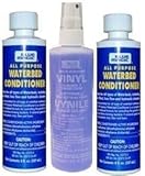 Two Blue Magic All Purpose Waterbed Conditioner with One 8oz Vinyl Cleaner